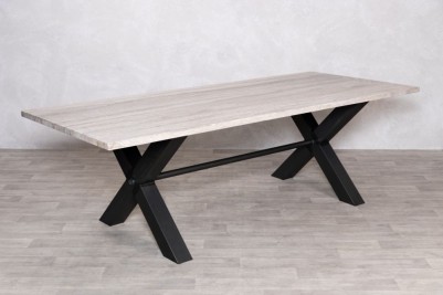 travertine-top-black-sheffield-base-2.4m-dining-table